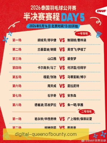 泰国羽毛球公开赛战术潮流演变，攻防转换更加细腻
